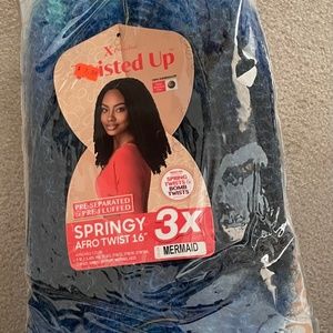 X-Pression Twisted up Springy Afro Twist - Mermaid